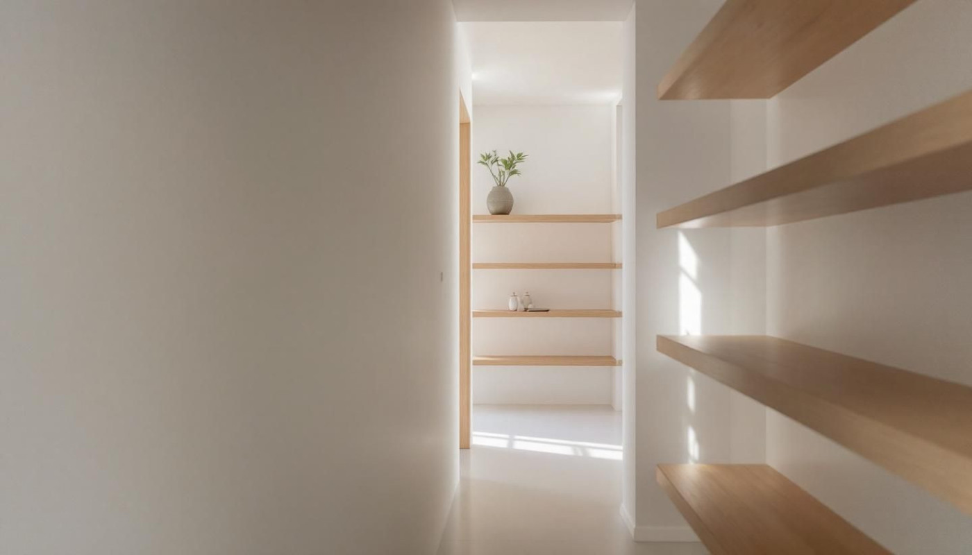 Comment transformer un couloir étroit avec des niches murales ?